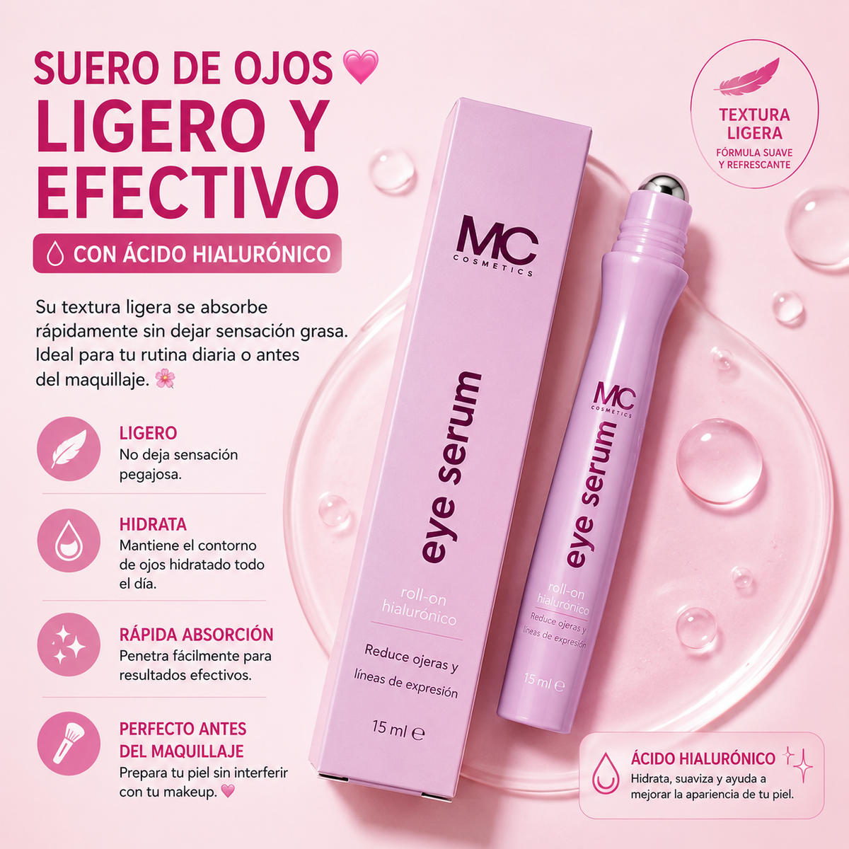Serum de ojos Roller ® - Aurea Store 🍒